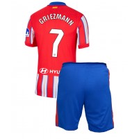 Maglia Calcio Atletico Madrid Antoine Griezmann #7 Prima Divisa Bambino 2024-25 Manica Corta (+ pantaloncini)